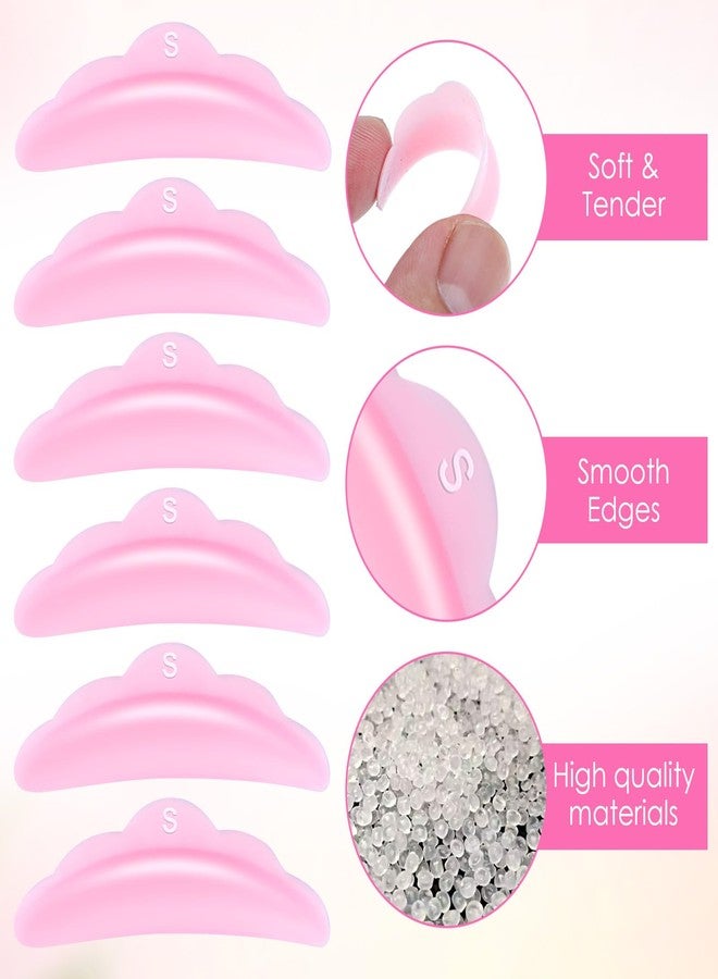 ValueBargain 100Pcs Small Lash Lift Pads, Lash Lift Shields, Silicone Reusable for Perm Curls Kits, Lash Lifting Makeup Tool (S Size) - Image 3